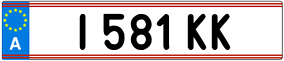 Truck License Plate